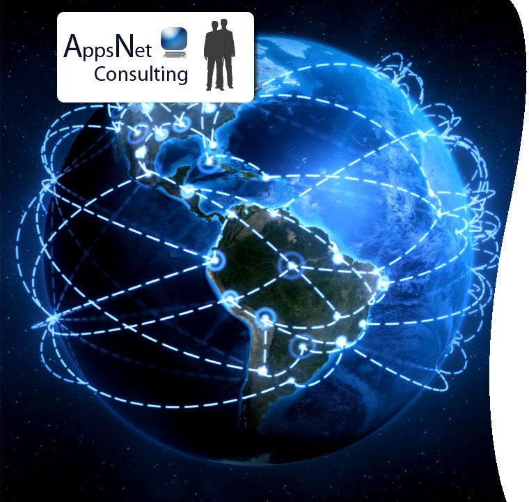 Bacground Image Symbolizing Global Networking